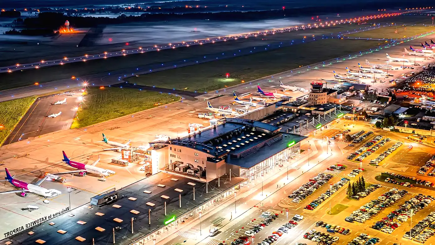 Komfortowy transport na Lotnisko Pyrzowice Katowice